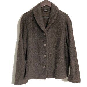Eileen Fisher Textured Wool Jacket Sz. Large
